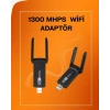 USLUCAN ALIŞVERİŞ Tak-Çalıştır Özellikli Çift Bant WiFi Adaptör – 1200 Mbps