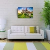 USLUCAN ALIŞVERİŞ Tarihi Şato Kanvas Tablo 50 x 70