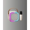 USLUCAN ALIŞVERİŞ Taşınabilir Karaoke Mikrofon Seti Bluetooth Hoparlörlü