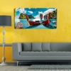 USLUCAN ALIŞVERİŞ Tayland Bond Adası Kanvas Tablo 60 x 120
