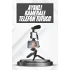 USLUCAN ALIŞVERİŞ Telefon Tutucu Mikrofonlu Işıklı Youtuber Video Kayıt