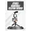 USLUCAN ALIŞVERİŞ Telefon Tutucu Mikrofonlu Işıklı Youtuber Video Kayıt