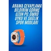 USLUCAN ALIŞVERİŞ Ultra Akıllı Saat 49 Mm Çift Kordonlu Arama Cevaplama Bluetooth Bağlantılı