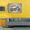 USLUCAN ALIŞVERİŞ Vintage Motorcycle Poster Kanvas Tablo 50 x 70