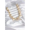 USLUCAN ALIŞVERİŞ VIP Seri Özel Tasarım Gold Renk Kadın Kolye