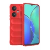 USLUCAN ALIŞVERİŞ Vivo Y27 Kılıf Optimum Silikon - Kırmızı