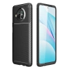 USLUCAN ALIŞVERİŞ Xiaomi Mi 10T Lite Kılıf Auto Focus Karbon Kapak - Siyah