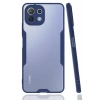 USLUCAN ALIŞVERİŞ Xiaomi Mİ 11 Lite Kılıf Platin Silikon - Lacivert