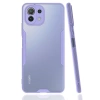 USLUCAN ALIŞVERİŞ Xiaomi Mİ 11 Lite Kılıf Platin Silikon - Lila