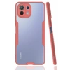 USLUCAN ALIŞVERİŞ Xiaomi Mİ 11 Lite Kılıf Platin Silikon - Pembe