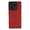 USLUCAN ALIŞVERİŞ Xiaomi Mi 13 Pro Kılıf Loop Deri Silikon - Kırmızı