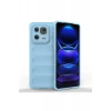 USLUCAN ALIŞVERİŞ Xiaomi Mi 13 Pro Kılıf Optimum Silikon - Sky Blue