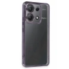 USLUCAN ALIŞVERİŞ Xiaomi Poco X6 Kılıf Lensli Silikon - Mor