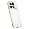 USLUCAN ALIŞVERİŞ Xiaomi Poco X6 Pro Kılıf Volet Silikon - Beyaz