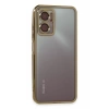 USLUCAN ALIŞVERİŞ Xiaomi Redmi 10 5G Kılıf Lensli Silikon - Gold