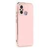 USLUCAN ALIŞVERİŞ Xiaomi Redmi 12C Kılıf Volet Silikon - Pembe