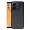 USLUCAN ALIŞVERİŞ Xiaomi Redmi 13C Kılıf Aras Deri Kapak - Siyah