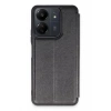 USLUCAN ALIŞVERİŞ Xiaomi Redmi 13C Kılıf Flip Cover - Siyah