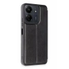 USLUCAN ALIŞVERİŞ Xiaomi Redmi 13C Kılıf Flip Cover - Siyah