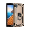 USLUCAN ALIŞVERİŞ Xiaomi Redmi 7A Kılıf Sofya Yüzüklü Silikon Kapak - Gold