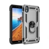 USLUCAN ALIŞVERİŞ Xiaomi Redmi 7A Kılıf Sofya Yüzüklü Silikon Kapak - Gümüş