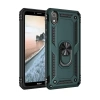 USLUCAN ALIŞVERİŞ Xiaomi Redmi 7A Kılıf Sofya Yüzüklü Silikon Kapak - Yeşil