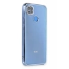 USLUCAN ALIŞVERİŞ Xiaomi Redmi 9C Kılıf Lensli Silikon - Açık Mavi