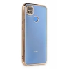 USLUCAN ALIŞVERİŞ Xiaomi Redmi 9C Kılıf Lensli Silikon - Gold
