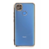 USLUCAN ALIŞVERİŞ Xiaomi Redmi 9C Kılıf Lensli Silikon - Gold