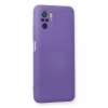 USLUCAN ALIŞVERİŞ Xiaomi Redmi Note 10 Kılıf Nano içi Kadife Silikon - Mor
