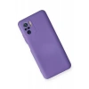 USLUCAN ALIŞVERİŞ Xiaomi Redmi Note 10 Kılıf Nano içi Kadife Silikon - Mor