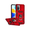 USLUCAN ALIŞVERİŞ Xiaomi Redmi Note 10 Pro Kılıf Pars Lens Yüzüklü Silikon - Kırmızı