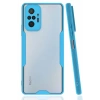 USLUCAN ALIŞVERİŞ Xiaomi Redmi Note 10 Pro Kılıf Platin Silikon - Mavi