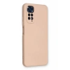 USLUCAN ALIŞVERİŞ Xiaomi Redmi Note 11 Kılıf Nano içi Kadife Silikon - Pudra