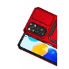 USLUCAN ALIŞVERİŞ Xiaomi Redmi Note 11 Pro Kılıf Pars Lens Yüzüklü Silikon - Kırmızı