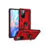 USLUCAN ALIŞVERİŞ Xiaomi Redmi Note 11T Kılıf Sofya Yüzüklü Silikon Kapak - Kırmızı