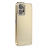 USLUCAN ALIŞVERİŞ Xiaomi Redmi Note 12 4G Kılıf Lensli Silikon - Gold