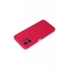 USLUCAN ALIŞVERİŞ Xiaomi Redmi Note 12 4G Kılıf Nano içi Kadife Silikon - Pembe