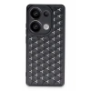 USLUCAN ALIŞVERİŞ Xiaomi Redmi Note 13 Pro 4G Kılıf Petek Silikon Kapak - Siyah