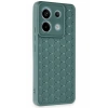 USLUCAN ALIŞVERİŞ Xiaomi Redmi Note 13 Pro 5G Kılıf Petek Silikon Kapak - Koyu Yeşil