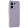 USLUCAN ALIŞVERİŞ Xiaomi Redmi Note 13 Pro 5G Kılıf Petek Silikon Kapak - Lila