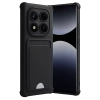 USLUCAN ALIŞVERİŞ Xiaomi Redmi Note 14 Pro 4G Kelvin Kartvizitli Silikon - Siyah