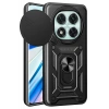 USLUCAN ALIŞVERİŞ Xiaomi Redmi Note 14 Pro 5G Kılıf Pars Lens Yüzüklü Silikon - Siyah