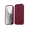 USLUCAN ALIŞVERİŞ Xiaomi Redmi Note 8 Pro Kılıf Viera Silikon - Bordo