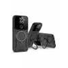 USLUCAN ALIŞVERİŞ Xiaomi Redmi Note 9 Joy Lens Standlı Kapak - Siyah
