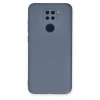 USLUCAN ALIŞVERİŞ Xiaomi Redmi Note 9 Kılıf Nano içi Kadife Silikon - Gri