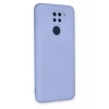 USLUCAN ALIŞVERİŞ Xiaomi Redmi Note 9 Kılıf Nano içi Kadife Silikon - Lila