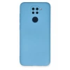 USLUCAN ALIŞVERİŞ Xiaomi Redmi Note 9 Kılıf Nano içi Kadife Silikon - Mavi