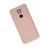 USLUCAN ALIŞVERİŞ Xiaomi Redmi Note 9 Kılıf Nano içi Kadife Silikon - Pudra