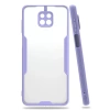 USLUCAN ALIŞVERİŞ Xiaomi Redmi Note 9S Kılıf Platin Silikon - Lila